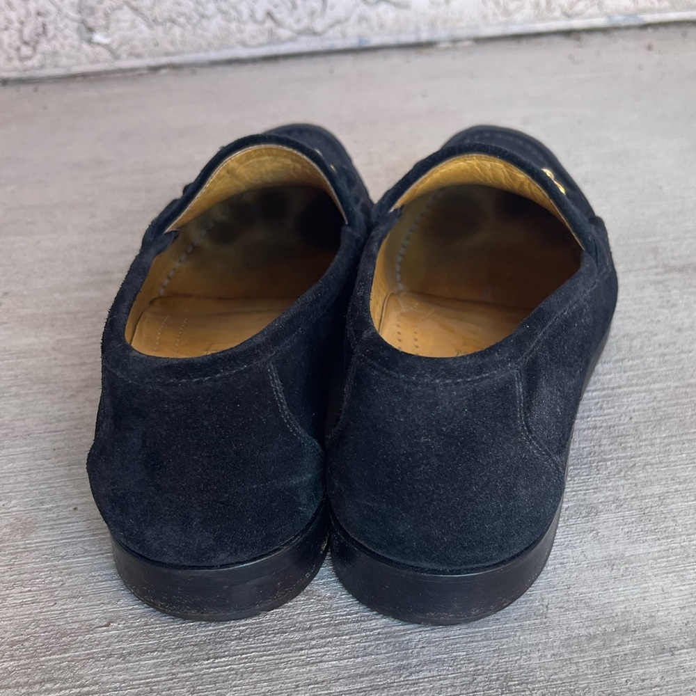 Cole Haan Black Loafers with Gold Accents 9.5 - Picture 5 of 7